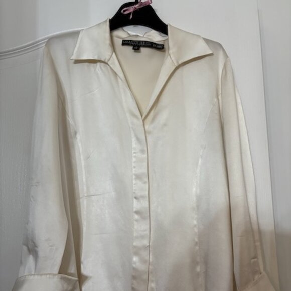 Satin Charmeuse Blouse - Picture 1 of 3